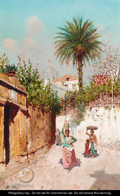 A Back Street, Capri - Bernard Hay
