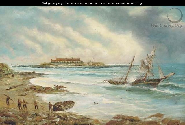The shipwreck - Bernard Benedict Hemy