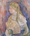 Jeune fille AAAA  l'eventail - Berthe Morisot
