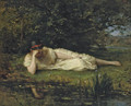 Etude au bord de l'eau - Berthe Morisot