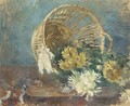 Chrysanthemes or Corbeille renversee - Berthe Morisot