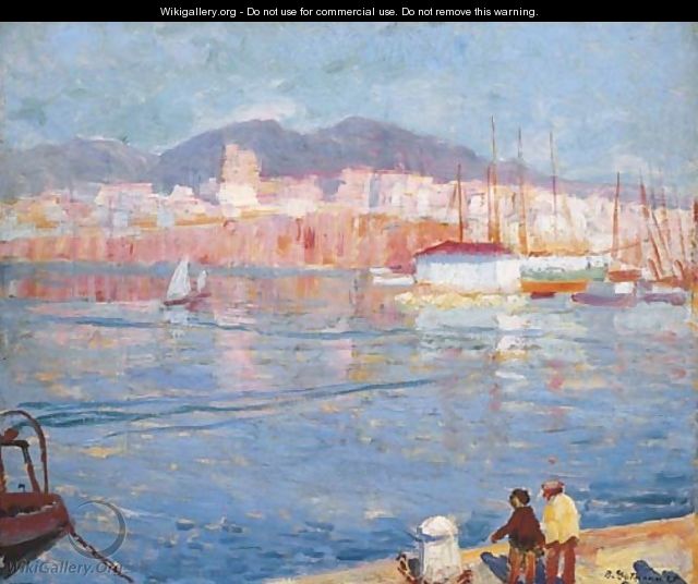 Early Morning Mallorca (St. Catalina from the Pier) - Bernhard Gutmann