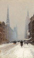 Fifth Avenue in Winter - Birge Harrison