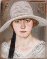 Portrait of a Lady in a Hat - Boris Dmitrievich Grigoriev