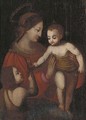 The Madonna and Child with the infant Saint John the Baptist 2 - Bolognese School