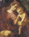 The Madonna and Child with the Infant Saint John the Baptist 2 - Florentine School