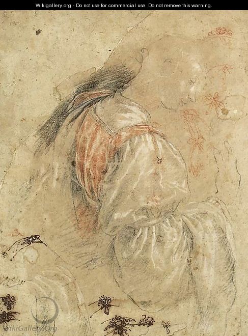 Drapery Studies Of The Sleeves Of A Woman