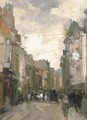 A view of the Gravenstraat, The Hague - Floris Arntzenius