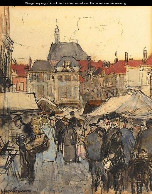A busy market, The Hague - Floris Arntzenius