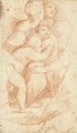 Women comforting two small children, after Raphael - Florentine School