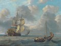 A Dutch warship running inshore - (after) Abraham Storck