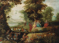 Diana and her nymphs resting after the chase - (after) Abraham Govaerts