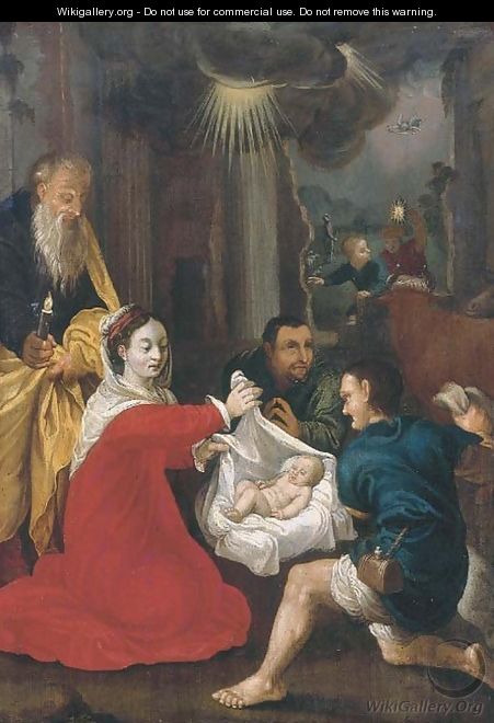 The Adoration of the Shepherds 5 - (after) Abraham Bloemaert