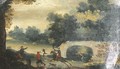 A landscape with a hawking party - (after) Abel Grimmer