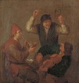Peasants making merry in a tavern 2 - (after) Adriaen Jansz. Van Ostade