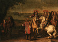 King Charles II and the Duke of York - (after) Adam Frans Van Der Meulen