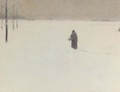 La vieille en hiver - Fernand Khnopff
