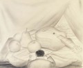 Hombre dibujando un bodegan - Fernando Botero