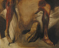 A severed Hand and two corchs of a Leg - Eugene Delacroix