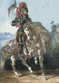 Chevalier En Armure - Eugene Delacroix