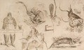 Political caricatures - Eugene Delacroix