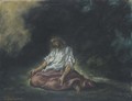 Christ in the Garden of Gethsemane - Eugene Delacroix