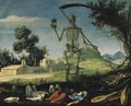 A landscape with the Grim Reaper - Filippo Napoletano