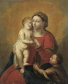 The Virgin and Child with the Infant Saint John the Baptist - Flemish School