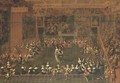 The opening of a Ball in a palatial Assembly Room - Flemish School