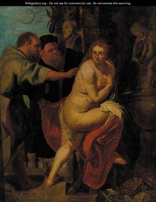 Suzannah and the elders - Flemish School