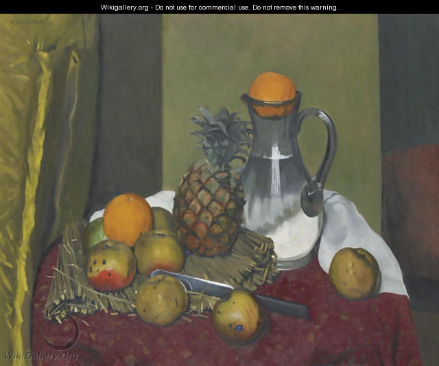 Pommes et ananas, 1923 - Felix Edouard Vallotton