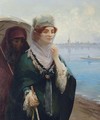 A stroll along the Bosphorus - Fausto Zonaro