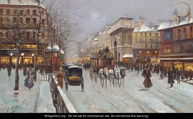 Paris in the snow - Fausto Giusto