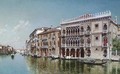 The Grand Canal with a View of the Ca' d'Oro, Venice - Federico del Campo