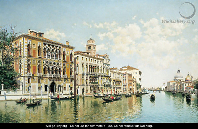 On the Grand Canal, Venice - Federico del Campo