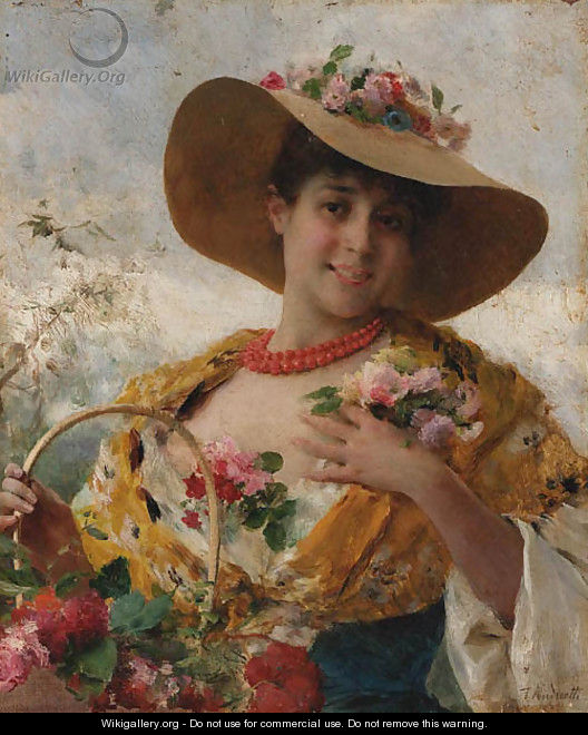The flower girl - Federico Andreotti