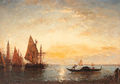 Sunrise over Venice - Felix Ziem