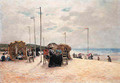 On the Beach - Felix Armand Marie Jobbe-Duval