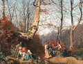 Vorfrhling im Wienerwald - Ferdinand Georg Waldmutller