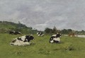 Vaches au paturage 2 - Eugène Boudin