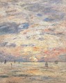 Maree basse Rivage - Eugène Boudin