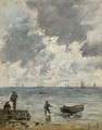 Le Havre La mer au soleil couchant - Eugène Boudin