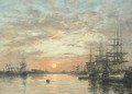 Le Havre Bassin de L'Eure 2 - Eugène Boudin