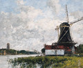 Dordrecht, moulin sur les bords de la Meuse (Dordrecht, Mill on the Banks of the Meuse) - Eugène Boudin