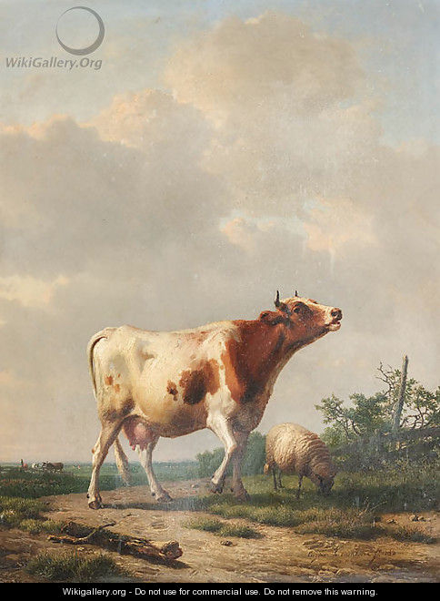 Out to pasture - Eugène Verboeckhoven
