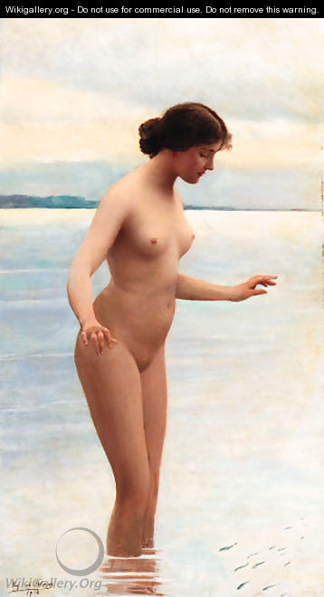 Female nude - Eugene de Blaas