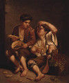 Two Boys Eating Fruit - Bartolome Esteban Murillo