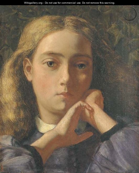 Portrait of Mary De Morgan - Evelyn Pickering De Morgan
