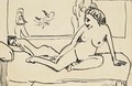 Sitzende Akte - Ernst Ludwig Kirchner