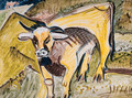 Kuh in Landschaft - Ernst Ludwig Kirchner
